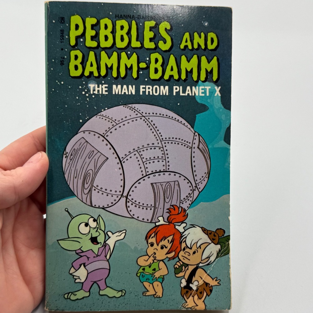 Pebbles and Bamm-Bamm The Man‎ From Planet X Hanna Barbera Childrens Book 1978